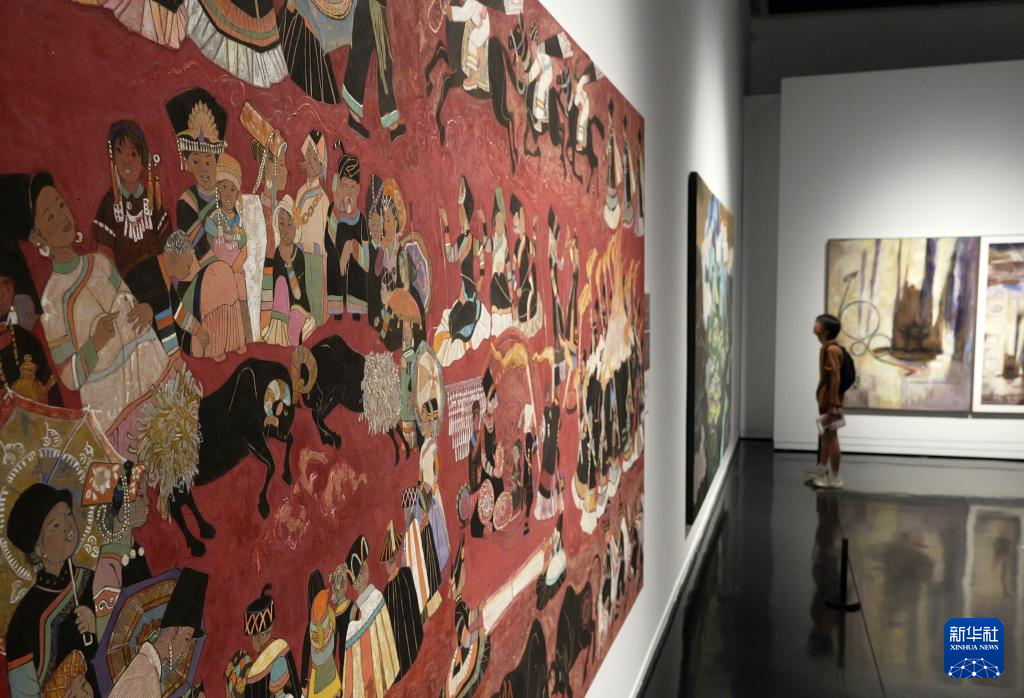第十四届全国美术作品展览壁画作品展开展-新华网河南频道