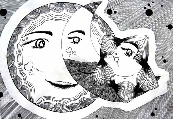 新华网河南频道中学生线条画展