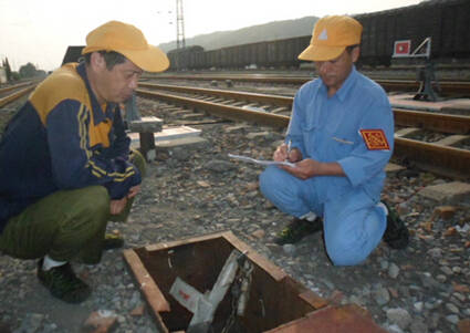 焦作车辆段认真开展脱轨器专项整治活动