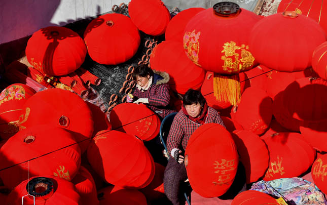 春节到 灯笼俏
