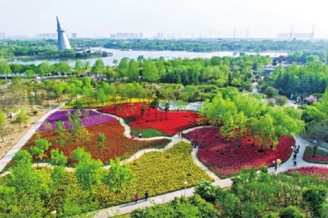 春到鄭州綠博園