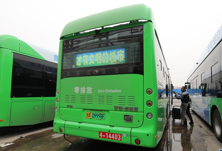鄭州：新增20臺氫燃料電池公交車上線