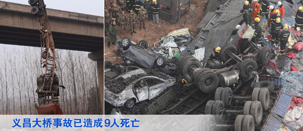 连霍高速义昌大桥事故已造成9人死亡