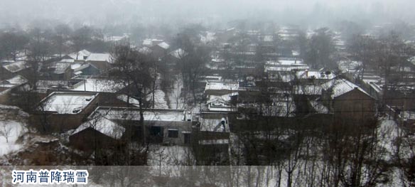 河南普降瑞雪